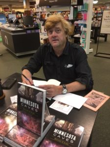 Greg Brick at cave book signing