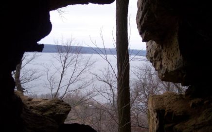 Lake Pepin Cave view